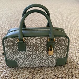 Loewe classic Amazona in jacquard and calfskin -brand new! Retailed over $2500